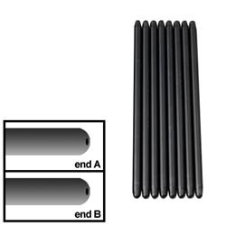 Pushrods, Hi-Tech, Chromoly, Heat-Treated, 3/8 in. Diameter, 8.380 in. Length, Universal, Set of 8