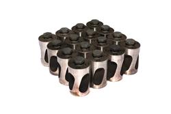 Lifters, Solid, Adjustable, Mechanical Flat Tappet, Ford, Set of 16