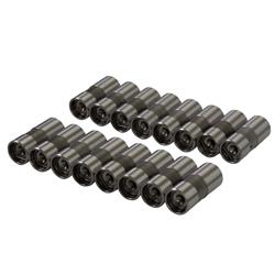 Lifters, DLC, Hydraulic Flat Tappet, Chevy, 0.842 Diameter, 1.99 Seat Height, V8, Set of 16