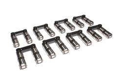 Lifters, Hydraulic Roller, Vertical Link Bars, 0.842 in. O.D., Chevy, Pontiac, Set of 16