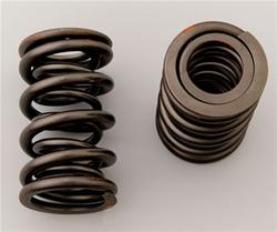 Valve Springs, Dual, 1.550 in. Outside Diameter, 496 lbs./in. Rate, 1.230 in. Coil Bind Height, Set of 16