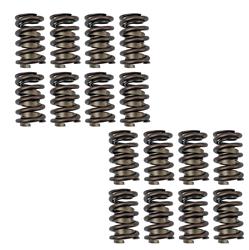 Valve Springs, Dual, 1.460 in. Outside Diameter, 441 lbs./in. Rate, 1.195 in. Coil Bind Height, Set of 16