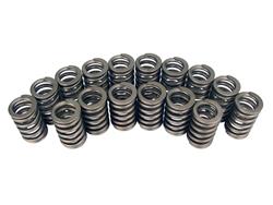 Valve Springs, Single, 1.250 in. Outside Diameter, 410 lbs./in. Rate, 1.150 in. Coil Bind Height, Set of 16