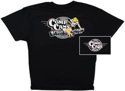 The new COMP Cams Pin-Up T-shirts are a perfect and creative way to show off your favorite valvetrain...