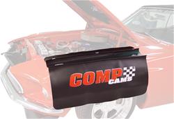 Fender Cover, Comp Cams Logo, 34 in. Length x 24 in. Width, Black Vinyl/Foam, Each