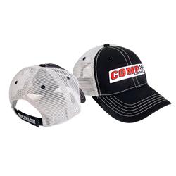 Ball Cap, Cotton, Comp Cams Logo, Black/Gray, Adjustable Backstrap, Each