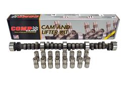 Cam and Lifters, Hydraulic Flat Tappet, Advertised Duration 262/270, Lift .464/.470, Chevy, Small Block, Kit