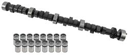 Cam and Lifters, Hydraulic Flat Tappet, Advertised Duration 268/268, Lift .454/.454, Mopar, Big Block B/RB, Kit