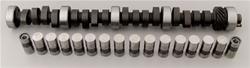 Cam and Lifters, Hydraulic Flat Tappet, Advertised Duration 262/270, Lift .513/.520, Ford, 351C, 351M, 400, Kit