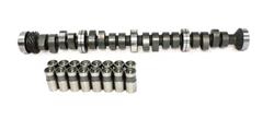 Cam and Lifters, Mechanical Flat Tappet, Advertised Duration 270/270, Lift .540/.540, Ford, 352-428, Kit