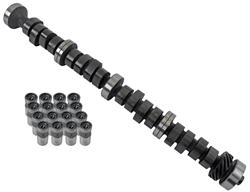 Cam and Lifters, Hydraulic Flat Tappet, Advertised Duration 278/296, Lift .506/.493, Ford, 352-428, Kit