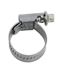 Hose Clamp, Gator Brand, Stainless Steel, Asymmetrical Thread, .625 - 1 in. Range, SAE Size 8, Each