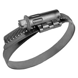 Hose Clamp, Gator Brand, Stainless Steel, Asymmetrical Thread, 1 - 1.625 in. Range, SAE Size 16, Each