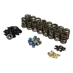 Valve Springs, High Performance Valve Spring Kits, Single, 0.570 in. Maximum Valve Lift, Retainers, Locks, Ford, Set of 16