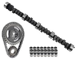 Cam/Lifters/Timing, Hydraulic Flat Tappet, Advertised Duration 260/260, Lift .440/.440, Chevy, Small Block, Kit