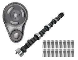 Cam/Lifters/Timing, Hydraulic Flat Tappet, Advertised Duration 268/280, Lift .477/.480, Chevy, Small Block