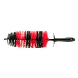 Car Care and Detailing Brush, Wheel and Rim Brush, Synthetic Bristles, 10 in. Bristles, 8 in. Handle, Each