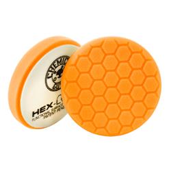 Buffing, Polishing & Applicator Pads, Hex-Logic Cutting and Polishing Pads, Foam, Orange, 4.00 in. Diameter, Medium-heavy Cutting, Each