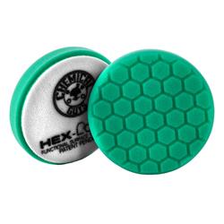 Buffing, Polishing & Applicator Pads, Hex-Logic Cutting and Polishing Pads, Foam, Green, 4.00 in. Diameter, Cutting, Heavy Polishing, Each