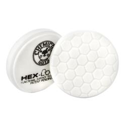 Buffing, Polishing & Applicator Pads, Hex-Logic Cutting and Polishing Pads, Foam, White, 4.00 in. Diameter, Medium-light Polishing, Each
