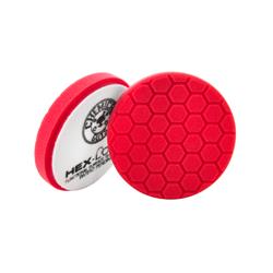 Buffing, Polishing & Applicator Pads, Hex-Logic Cutting and Polishing Pads, Foam, Red, 5.00 in. Diameter, Ultra-fine Finishing, Each