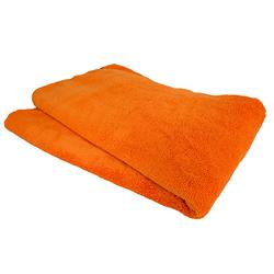 Premium Car Drying Towel, Microfiber, Orange, 25 in. x 36 in., Each
