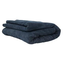 Towel, Elegant Edgeless Microfiber, Black, 51 in. x 30 in., Each