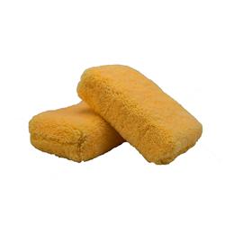 Applicator Pads, Monster Fluff Premium Microfiber Applicators, Orange, Pair