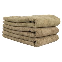 Drying Towels, Workhorse Professional Microfiber Towel, Tan, 16.50 in. x 16.50 in., Set of 3