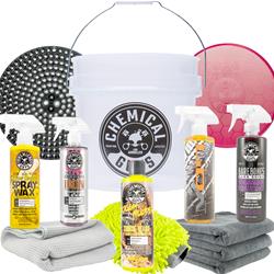 Detailing Kit, Off-Road Detailing Kit, Car Wash, Wax, Bucket, Dirt Trap, Lid, Mitt, Towels, Cleaner, Protectant, Tire Shine, Kit