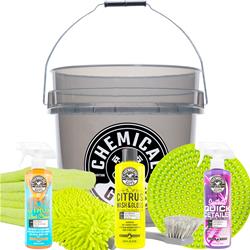 Detailing Kit, Total Exterior Detailing Kit, Bucket, Car Wash, Brush, Dirt Trap, Wheel Cleaner, Wash Mitt, Towel, Detailer, Kit