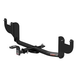 Receiver Hitch, Class I, 1 1/4 in. Receiver, Round Tube Welded, Black Powdercoated, with Old-Style Ball Mount, Hyundai, Elantra, Each