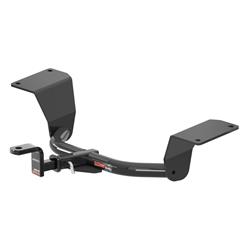 Receiver Hitch, Class I,1 1/4 in. Receiver, Round Tube Welded, Black Powdercoated, with Old-Style Ball Mount, Honda, Civic, Each