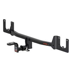 Receiver Hitch, Class I, 1 1/4 in. Receiver, Square Tube Welded, Black Powdercoated, with Old-Style Ball Mount, Toyota, Prius C, Each