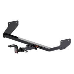Receiver Hitch, Class I, 1 1/4 in. Receiver, Square Tube Welded, Black Powdercoated, with Old-Style Ball Mount, Hyundai, Ioniq, Each
