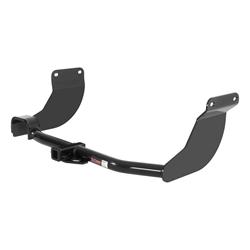 Trailer Hitch, Class II, 1-1/4 in. Receiver, Black, Round Tube, Ball Mount, Ford, Each