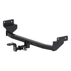 Receiver Hitch, Class II, 1 1/4 in. Receiver, Square Tube Welded, Black Powdercoated, with Old-Style Ball Mount, Kia, Niro, Each