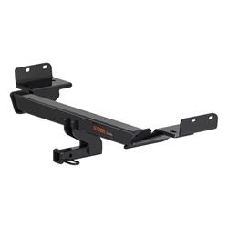 Receiver Hitch, Class II, 1 1/4 in. Receiver, Square Tube Welded, Black Powdercoated, Jeep, Compass, Each