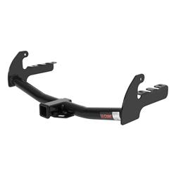 Trailer Hitch, Class III, 2 in. Receiver, Black, Round Tube, Dodge, Each