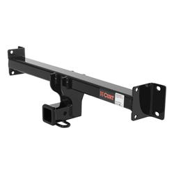 Trailer Hitch, Class III, 2 in. Receiver, Black, Square Tube, BMW, Each