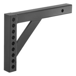 Weight Distribution Adjustable Shank, Bolt-together, 6 in. Drop, 10-1/4 in. Rise, 16 in. Length, Each