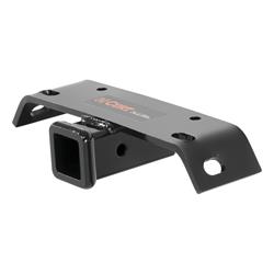 Trailer Hitch, Step Bumper, V-5 Rated, Black, 2 in. Square Receiver, 10-1/2 in. Bolt Pattern, Universal, Each