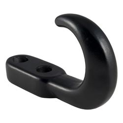 Tow Hook, Steel, Black, Universal, Each