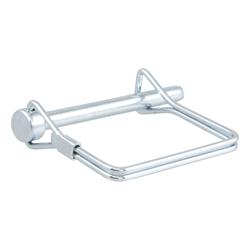 Trailer Coupler Safety Pin, 1/4 in. Diameter, Steel, Zinc Finish, Each
