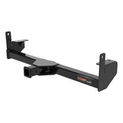 Trailer Hitch, Class III, 2 in. Receiver, Black Powdercoated, Front Mount, Dodge, Ram, Each