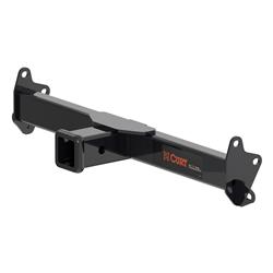 Receiver Hitch, Front, Class 3, 2 in. Square, 350 lb. Max Tongue, 3,500 lb. Max Trailer, Square Tube Welded, Black Powdercoated, Jeep, Each