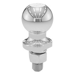 Hitch Ball, Chrome, 2 in. Ball, 0.750 in. Diameter Shank, 1.750 in. Length Shank, 3,500 lbs., Each
