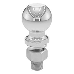 Hitch Ball, Chrome, 2 5/16  in. Ball, 1 in. Diameter Shank, 2.250 in. Length Shank, 12,000 lbs., Each