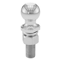 Hitch Ball, Chrome, 1 7/8 in. Ball, 1 in. Diameter Shank, 3 in. Length Shank, 3,500 lbs., Each