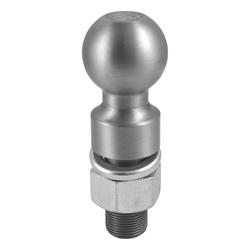 Hitch Ball, 2 5/16 in. Ball, 1.250 in. Diameter Shank, 2.625 in. Length Shank, 25,000 lbs., 1.0 in. Rise, Each